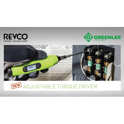 Greenlee Adjustable Torque Driver & Bit Set
